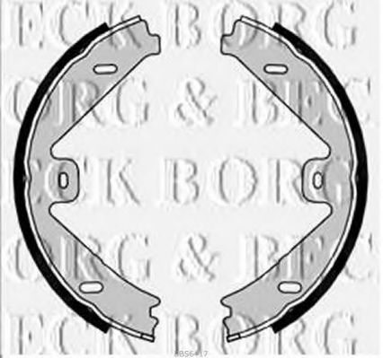 BORG & BECK BBS6417 Тормозные колодоки для MERCEDES-BENZ E-CLASS (Мэрcэдэс-бэнз Е класс) BORG & BECK BBS6417 Тормозные колодоки для MERCEDES-BENZ E-CLASS (Мэрcэдэс-бэнз Е класс)