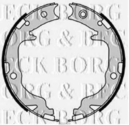 BORG & BECK BBS6429 Тормозные колодоки для MITSUBISHI OUTLANDER II (Митсубиши/митсубиси Аутлендер 2) BORG & BECK BBS6429 Тормозные колодоки для MITSUBISHI OUTLANDER II (Митсубиши/митсубиси Аутлендер 2)