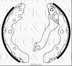 BORG & BECK BBS6464 Тормозные колодоки для KIA CERATO (Киа Cэрато) BORG & BECK BBS6464 Тормозные колодоки для KIA CERATO (Киа Cэрато)