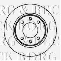 BORG & BECK BBD4249 Тормозной диск для CITROËN C3 I (CитроËн С3 1) BORG & BECK BBD4249 Тормозной диск для CITROËN C3 I (CитроËн С3 1)