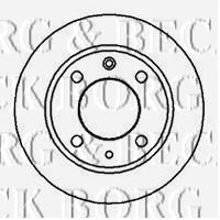 BORG & BECK BBD4482 Тормозной диск для CITROëN (Cитроëн) BORG & BECK BBD4482 Тормозной диск для CITROëN (Cитроëн)