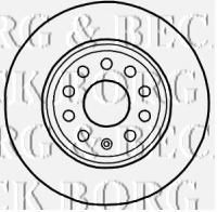 BORG & BECK BBD4546 Тормозной диск для SEAT (Сеат) BORG & BECK BBD4546 Тормозной диск для SEAT (Сеат)