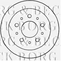 BORG & BECK BBD4609 Тормозной диск для FIAT (Фиат)