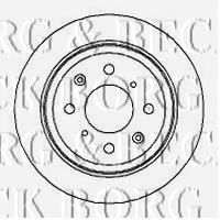 BORG & BECK BBD4933 Тормозной диск для HONDA (Хонда) BORG & BECK BBD4933 Тормозной диск для HONDA (Хонда)