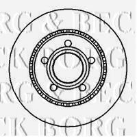BORG & BECK BBD4972 Тормозной диск для AUDI A6 (Ауди А6) BORG & BECK BBD4972 Тормозной диск для AUDI A6 (Ауди А6)