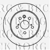 BORG & BECK BBD5031 Тормозной диск для TOYOTA (Тойота/тоета)