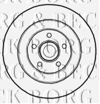 BORG & BECK BBD5839S Тормозной диск для RENAULT LAGUNA III (Рено Лагуна 3) BORG & BECK BBD5839S Тормозной диск для RENAULT LAGUNA III (Рено Лагуна 3)
