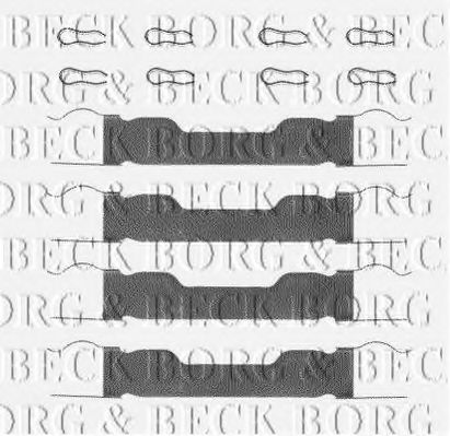 BORG & BECK BBK1030 Комплектующие, колодки дискового тормоза для FIAT SUPERBRAVO (Фиат Супербраvо) BORG & BECK BBK1030 Комплектующие, колодки дискового тормоза для FIAT SUPERBRAVO (Фиат Супербраvо)