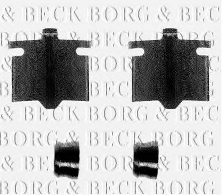 BORG & BECK BBK1046 Комплектующие, колодки дискового тормоза для FORD ORION II (Форд Орион 2) BORG & BECK BBK1046 Комплектующие, колодки дискового тормоза для FORD ORION II (Форд Орион 2)