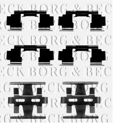 BORG & BECK BBK1056 Комплектующие, колодки дискового тормоза для HONDA CRX II (Хонда Cрх 2) BORG & BECK BBK1056 Комплектующие, колодки дискового тормоза для HONDA CRX II (Хонда Cрх 2)