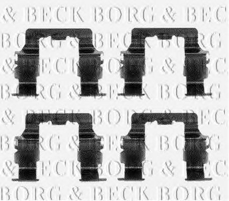 BORG & BECK BBK1057 Комплектующие, колодки дискового тормоза для HONDA (Хонда) BORG & BECK BBK1057 Комплектующие, колодки дискового тормоза для HONDA (Хонда)