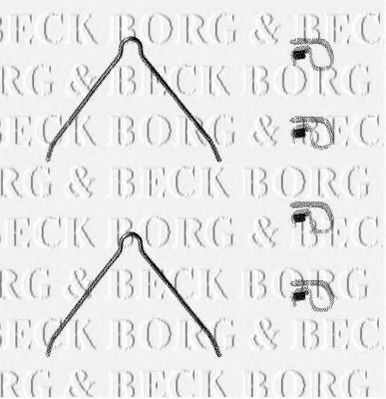 BORG & BECK BBK1077 Комплектующие, колодки дискового тормоза для MAZDA GLC II (Мазда Глc 2) BORG & BECK BBK1077 Комплектующие, колодки дискового тормоза для MAZDA GLC II (Мазда Глc 2)