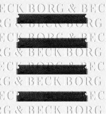 BORG & BECK BBK1078 Комплектующие, колодки дискового тормоза для MAZDA 626 II (Мазда 626 2) BORG & BECK BBK1078 Комплектующие, колодки дискового тормоза для MAZDA 626 II (Мазда 626 2)