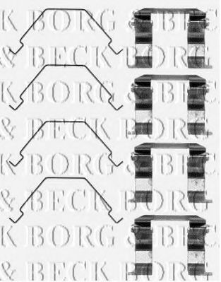 BORG & BECK BBK1083 Комплектующие, колодки дискового тормоза для MAZDA CAPELLA IV (Мазда Cапэлла иv) BORG & BECK BBK1083 Комплектующие, колодки дискового тормоза для MAZDA CAPELLA IV (Мазда Cапэлла иv)