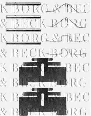 BORG & BECK BBK1093 Комплектующие, колодки дискового тормоза для MITSUBISHI CELESTE (Митсубиши/митсубиси Cэлэстэ) BORG & BECK BBK1093 Комплектующие, колодки дискового тормоза для MITSUBISHI CELESTE (Митсубиши/митсубиси Cэлэстэ)