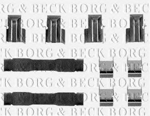 BORG & BECK BBK1094 Комплектующие, колодки дискового тормоза для MITSUBISHI TREDIA (Митсубиши/митсубиси Трэдиа) BORG & BECK BBK1094 Комплектующие, колодки дискового тормоза для MITSUBISHI TREDIA (Митсубиши/митсубиси Трэдиа)
