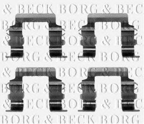 BORG & BECK BBK1099 Комплектующие, колодки дискового тормоза для MITSUBISHI ETERNA IV (Митсубиши/митсубиси Этэрна иv) BORG & BECK BBK1099 Комплектующие, колодки дискового тормоза для MITSUBISHI ETERNA IV (Митсубиши/митсубиси Этэрна иv)