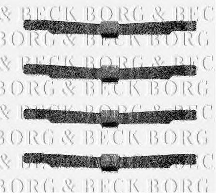 BORG & BECK BBK1128 Комплектующие, колодки дискового тормоза для RENAULT LE CAR (Рено Лэ cар) BORG & BECK BBK1128 Комплектующие, колодки дискового тормоза для RENAULT LE CAR (Рено Лэ cар)