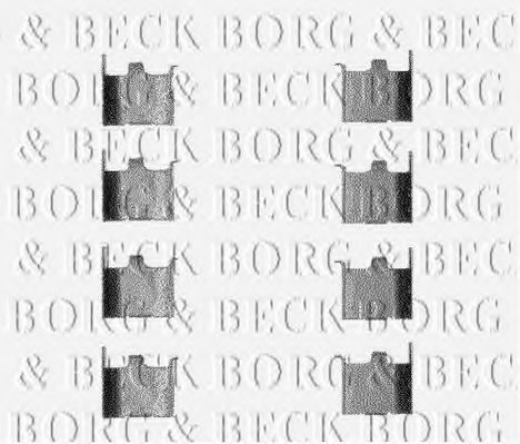 BORG & BECK BBK1157 Комплектующие, колодки дискового тормоза для TOYOTA CARINA E (Тойота/тоета Карина е) BORG & BECK BBK1157 Комплектующие, колодки дискового тормоза для TOYOTA CARINA E (Тойота/тоета Карина е)