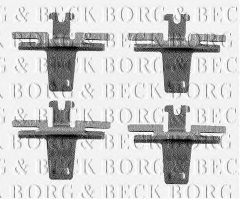BORG & BECK BBK1183 Комплектующие, колодки дискового тормоза для SUZUKI (Сузуки) BORG & BECK BBK1183 Комплектующие, колодки дискового тормоза для SUZUKI (Сузуки)