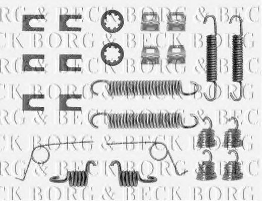 BORG & BECK BBK6018 Комплектующие, колодки дискового тормоза для RENAULT SAFRANE (Рено Сафранэ) BORG & BECK BBK6018 Комплектующие, колодки дискового тормоза для RENAULT SAFRANE (Рено Сафранэ)