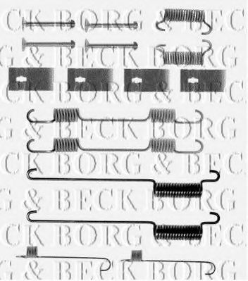 BORG & BECK BBK6041 Комплектующие, колодки дискового тормоза для HONDA (Хонда) BORG & BECK BBK6041 Комплектующие, колодки дискового тормоза для HONDA (Хонда)
