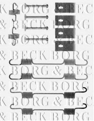 BORG & BECK BBK6043 Комплектующие, колодки дискового тормоза для HONDA (Хонда) BORG & BECK BBK6043 Комплектующие, колодки дискового тормоза для HONDA (Хонда)