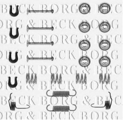 BORG & BECK BBK6062 Комплектующие, колодки дискового тормоза для MITSUBISHI COLT II (Митсубиши/митсубиси Cолт 2) BORG & BECK BBK6062 Комплектующие, колодки дискового тормоза для MITSUBISHI COLT II (Митсубиши/митсубиси Cолт 2)