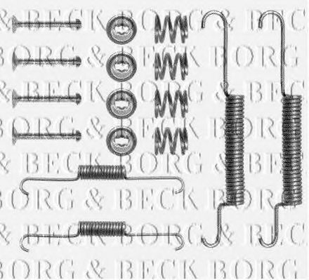 BORG & BECK BBK6085 Комплектующие, колодки дискового тормоза для RENAULT LE CAR (Рено Лэ cар) BORG & BECK BBK6085 Комплектующие, колодки дискового тормоза для RENAULT LE CAR (Рено Лэ cар)