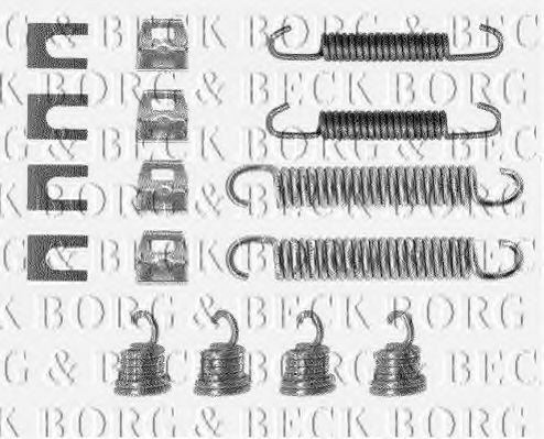 BORG & BECK BBK6090 Комплектующие, колодки дискового тормоза для RENAULT LE CAR (Рено Лэ cар) BORG & BECK BBK6090 Комплектующие, колодки дискового тормоза для RENAULT LE CAR (Рено Лэ cар)