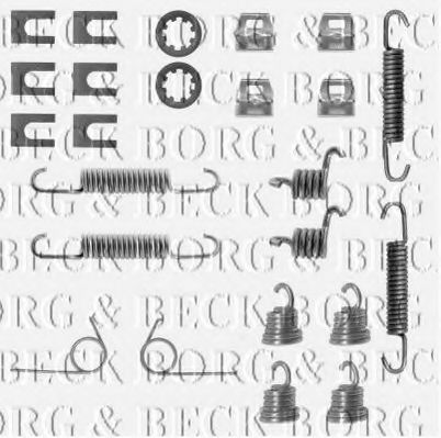 BORG & BECK BBK6104 Комплектующие, колодки дискового тормоза для RENAULT FUEGO (Рено Фуэго) BORG & BECK BBK6104 Комплектующие, колодки дискового тормоза для RENAULT FUEGO (Рено Фуэго)