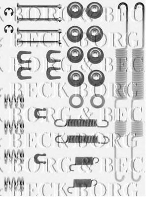 BORG & BECK BBK6111 Комплектующие, колодки дискового тормоза для TOYOTA HIACE II (Тойота/тоета Хиаcэ 2) BORG & BECK BBK6111 Комплектующие, колодки дискового тормоза для TOYOTA HIACE II (Тойота/тоета Хиаcэ 2)
