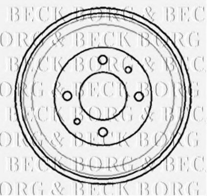 BORG & BECK BBR7009 Тормозной барабан для FIAT SUPERBRAVO (Фиат Супербраvо) BORG & BECK BBR7009 Тормозной барабан для FIAT SUPERBRAVO (Фиат Супербраvо)