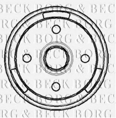 BORG & BECK BBR7019 Тормозной барабан для MAZDA GLC II (Мазда Глc 2) BORG & BECK BBR7019 Тормозной барабан для MAZDA GLC II (Мазда Глc 2)