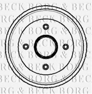 BORG & BECK BBR7065 Тормозной барабан для PEUGEOT 205 I (Пежо 205 и) BORG & BECK BBR7065 Тормозной барабан для PEUGEOT 205 I (Пежо 205 и)