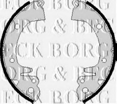 BORG & BECK BBS6085 Тормозные колодоки для MITSUBISHI CELESTE (Митсубиши/митсубиси Cэлэстэ) BORG & BECK BBS6085 Тормозные колодоки для MITSUBISHI CELESTE (Митсубиши/митсубиси Cэлэстэ)