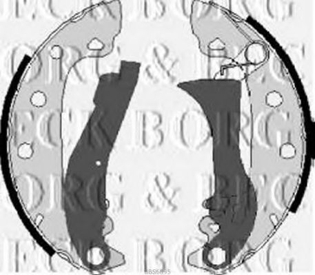 BORG & BECK BBS6095 Тормозные колодоки для RENAULT (Рено) BORG & BECK BBS6095 Тормозные колодоки для RENAULT (Рено)