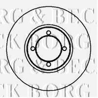 BORG & BECK BBD4860 Тормозной диск для OPEL MANTA B CC (Опель Манта б cc) BORG & BECK BBD4860 Тормозной диск для OPEL MANTA B CC (Опель Манта б cc)