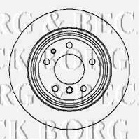 BORG & BECK BBD4897 Тормозной диск для BMW 7 (Бмв 7) BORG & BECK BBD4897 Тормозной диск для BMW 7 (Бмв 7)
