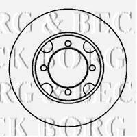 BORG & BECK BBD4917 Тормозной диск для MAZDA 626 II (Мазда 626 2) BORG & BECK BBD4917 Тормозной диск для MAZDA 626 II (Мазда 626 2)