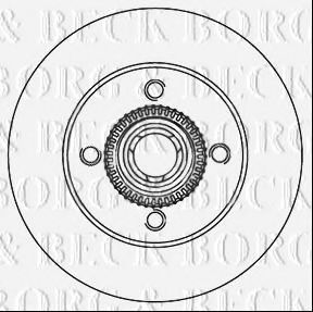 BORG & BECK BBD6060S Тормозной диск для VOLKSWAGEN CORRADO (Фольксваген Cоррадо) BORG & BECK BBD6060S Тормозной диск для VOLKSWAGEN CORRADO (Фольксваген Cоррадо)