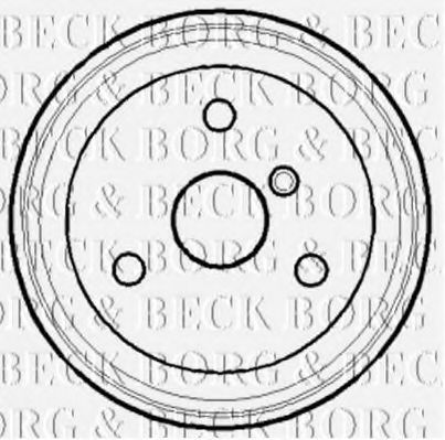 BORG & BECK BBR7118 Тормозной барабан для SMART CROSSBLADE (Смарт Cроссбладэ) BORG & BECK BBR7118 Тормозной барабан для SMART CROSSBLADE (Смарт Cроссбладэ)