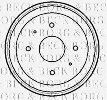 BORG & BECK BBR7161 Тормозной барабан для MITSUBISHI MIRAGE (Митсубиши/митсубиси Мирагэ) BORG & BECK BBR7161 Тормозной барабан для MITSUBISHI MIRAGE (Митсубиши/митсубиси Мирагэ)