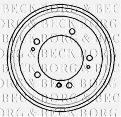 BORG & BECK BBR7170 Тормозной барабан для RENAULT MASTER II (Рено Мастэр 2) BORG & BECK BBR7170 Тормозной барабан для RENAULT MASTER II (Рено Мастэр 2)