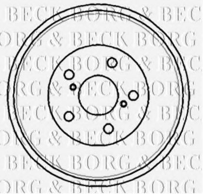BORG & BECK BBR7179 Тормозной барабан для TOYOTA AVENSIS (Тойота/тоета Авенсис) BORG & BECK BBR7179 Тормозной барабан для TOYOTA AVENSIS (Тойота/тоета Авенсис)