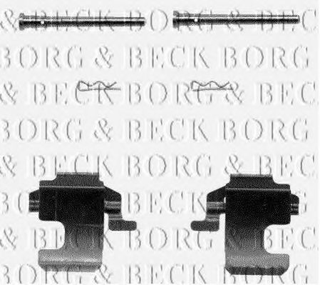 BORG & BECK BBK1029 Комплектующие, колодки дискового тормоза для FIAT 500 (Фиат 500) BORG & BECK BBK1029 Комплектующие, колодки дискового тормоза для FIAT 500 (Фиат 500)