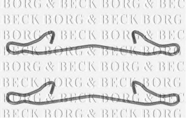 BORG & BECK BBK1036 Комплектующие, колодки дискового тормоза для FIAT 500 C (Фиат 500 c) BORG & BECK BBK1036 Комплектующие, колодки дискового тормоза для FIAT 500 C (Фиат 500 c)