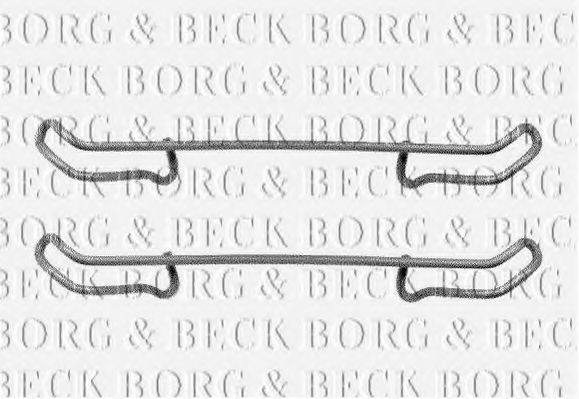 BORG & BECK BBK1045 Комплектующие, колодки дискового тормоза для FORD ORION II (Форд Орион 2) BORG & BECK BBK1045 Комплектующие, колодки дискового тормоза для FORD ORION II (Форд Орион 2)
