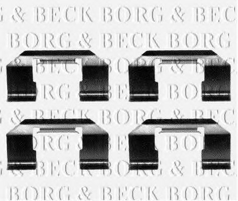 BORG & BECK BBK1109 Комплектующие, колодки дискового тормоза для NISSAN PRIMERA (Ниссан Примера) BORG & BECK BBK1109 Комплектующие, колодки дискового тормоза для NISSAN PRIMERA (Ниссан Примера)