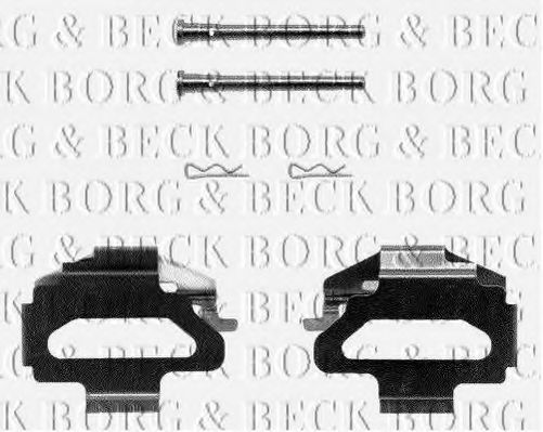 BORG & BECK BBK1125 Комплектующие, колодки дискового тормоза для FIAT ULYSSE (Фиат Улисс) BORG & BECK BBK1125 Комплектующие, колодки дискового тормоза для FIAT ULYSSE (Фиат Улисс)